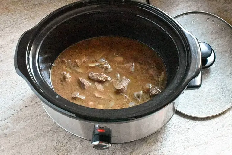 Step 4 - Slow Cooker Beef Stroganoff