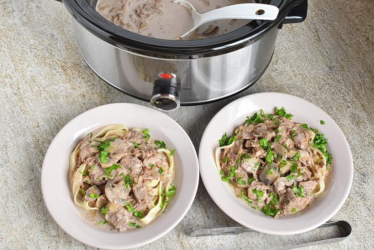 Step 7 - Slow Cooker Beef Stroganoff