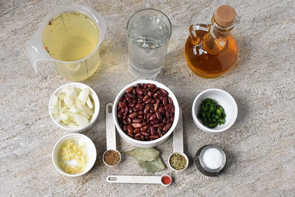 Ingredients for Slow Cooker Pinto Beans
