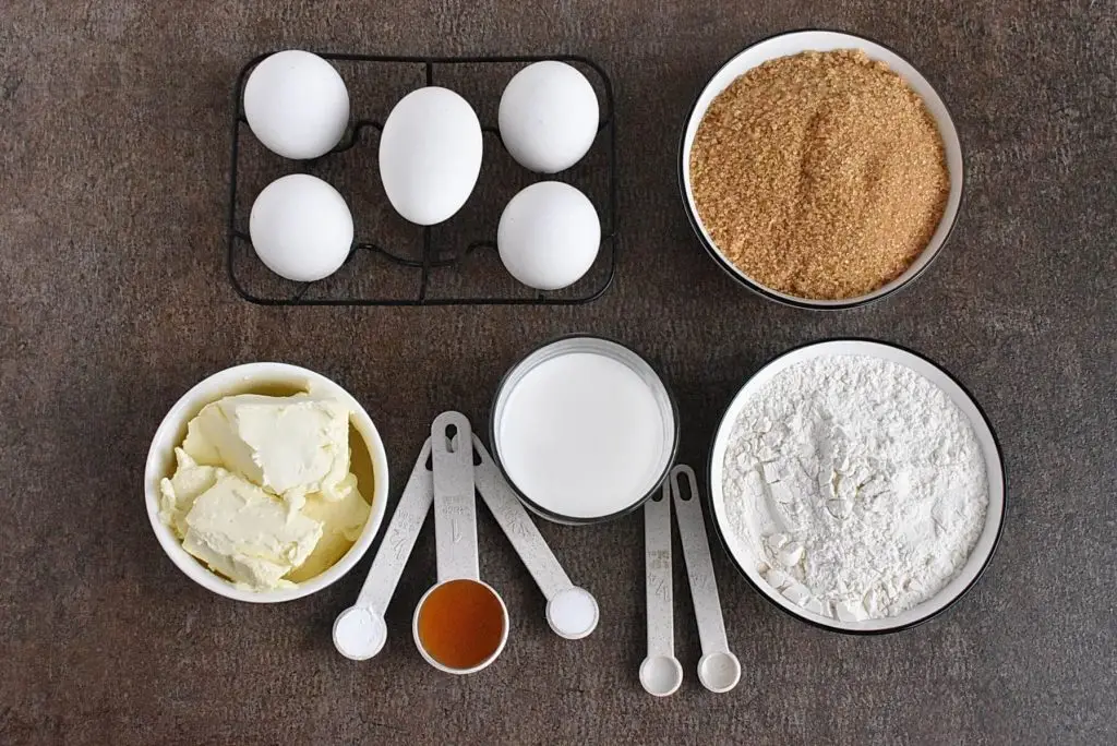 Ingredients for Southern Classic Pound Cake