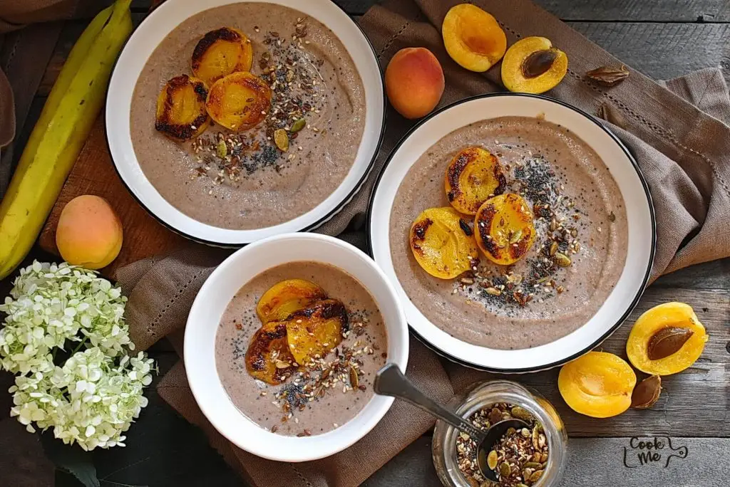 Charred Apricot Buckwheat Porridge