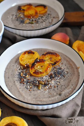 Charred Apricot Buckwheat Porridge