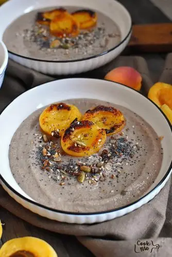 Charred Apricot Buckwheat Porridge