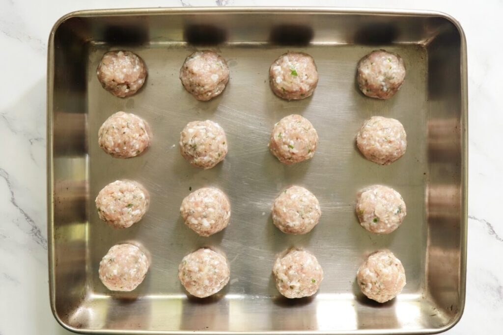 Chicken Meatball Pitas recipe - step 2