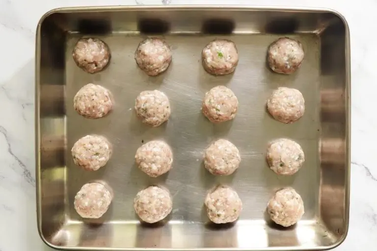 Step 2 - Chicken Meatball Pitas