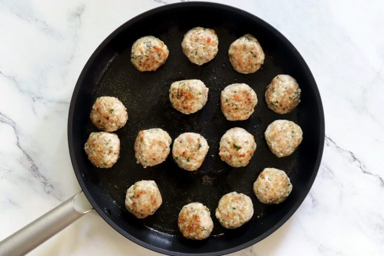 Step 3 - Chicken Meatball Pitas