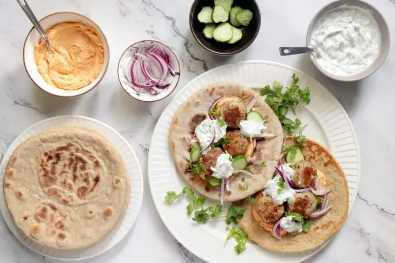 Step 6 - Chicken Meatball Pitas
