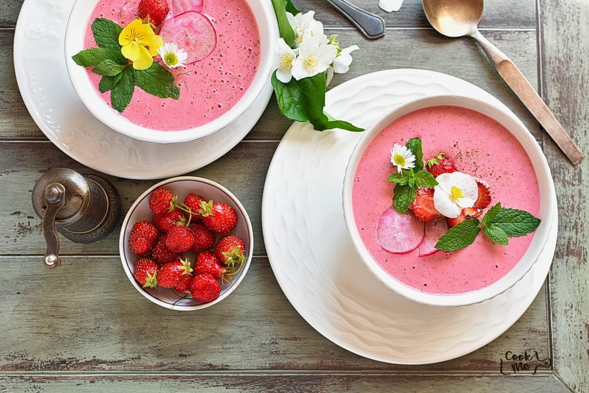 Lilly Mathuse Chilled Strawberry Soup Recipe - Easy Step-by-Step Guide | COOK.ME
