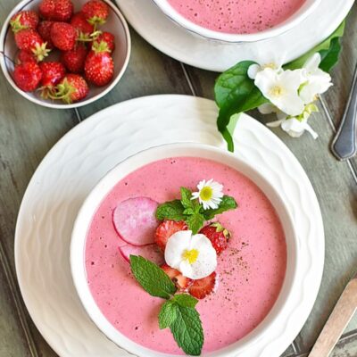 Chilled Strawberry Soup Recipes– Homemade Chilled Strawberry Soup – Easy Chilled Strawberry Soup