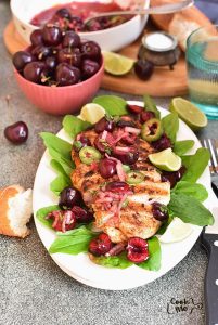 Grilled Chicken with Fresh Cherry Salsa