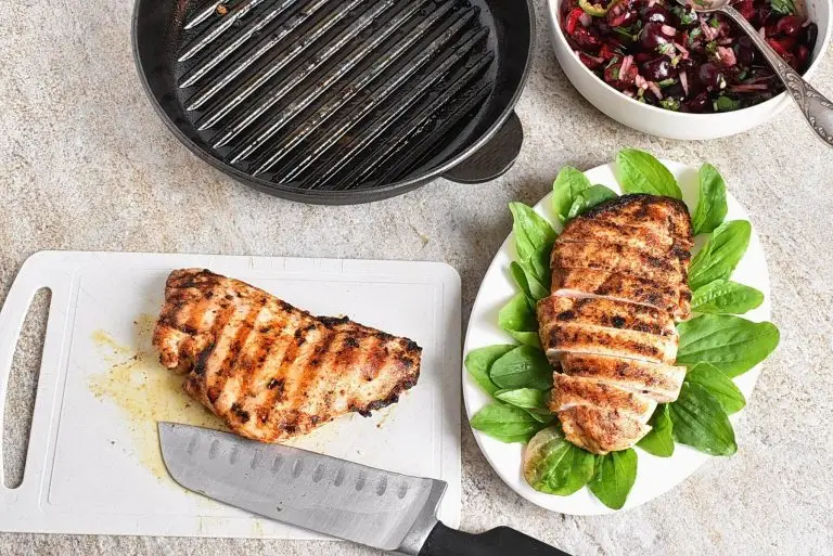 Step 7 - Grilled Chicken with Fresh Cherry Salsa