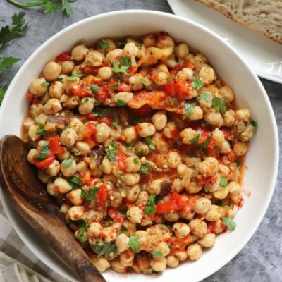 Mediterranean Chickpea Salad Recipe-Easy Summer Mediterranean Chickpea Salad-How to Make Mediterranean Chickpea Salad