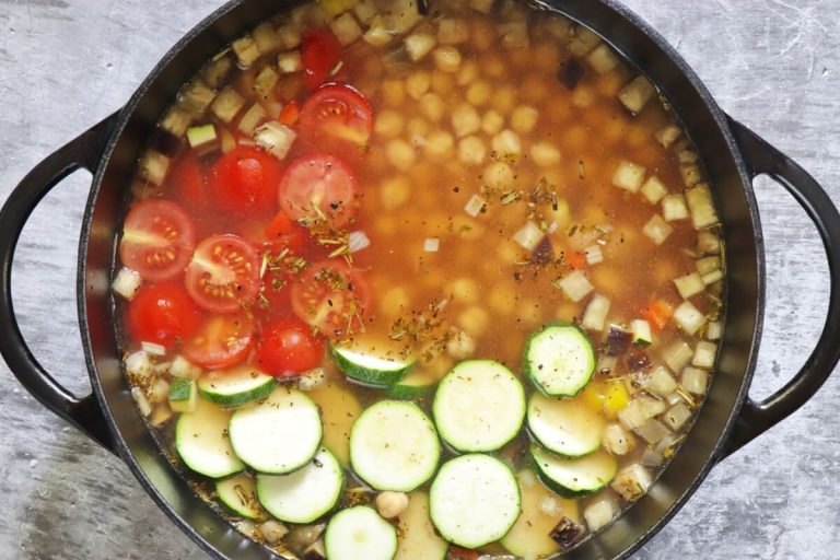 Step 5 - Mediterranean Vegetable Soup