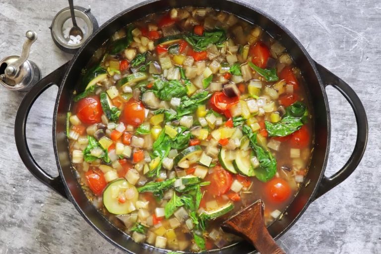 Step 6 - Mediterranean Vegetable Soup