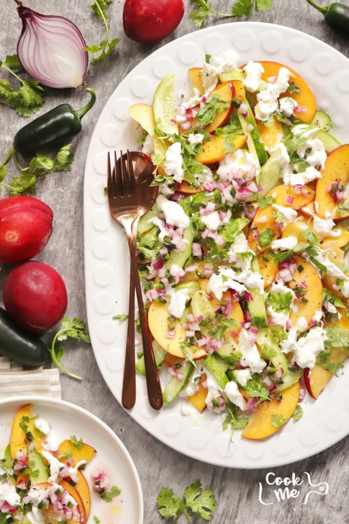 Nectarine and Cucumber Salad