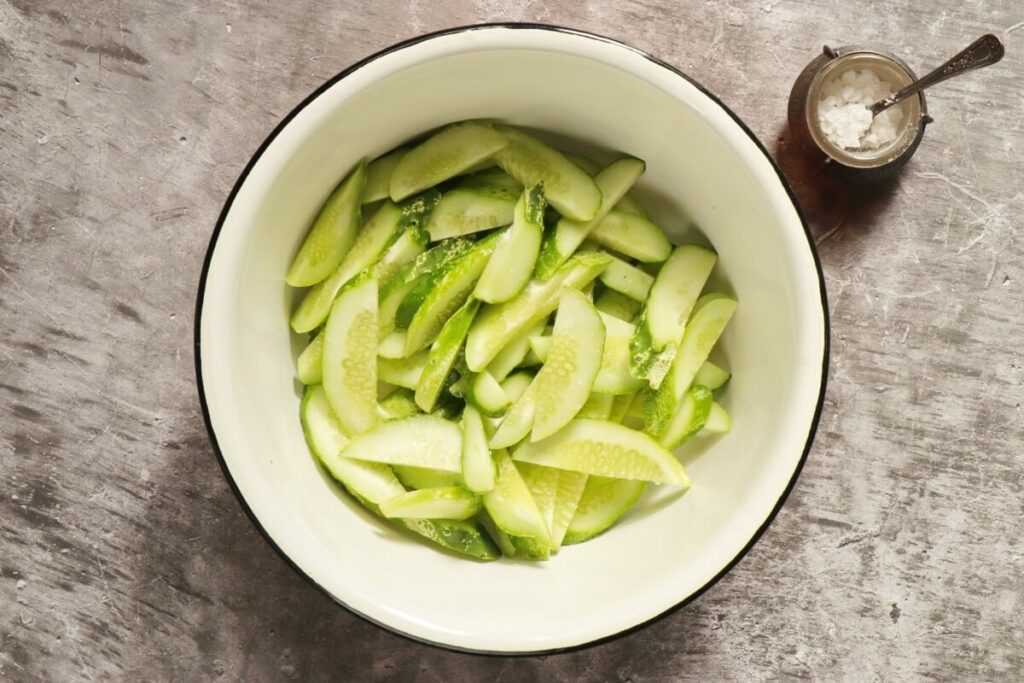 Nectarine and Cucumber Salad recipe - step 2