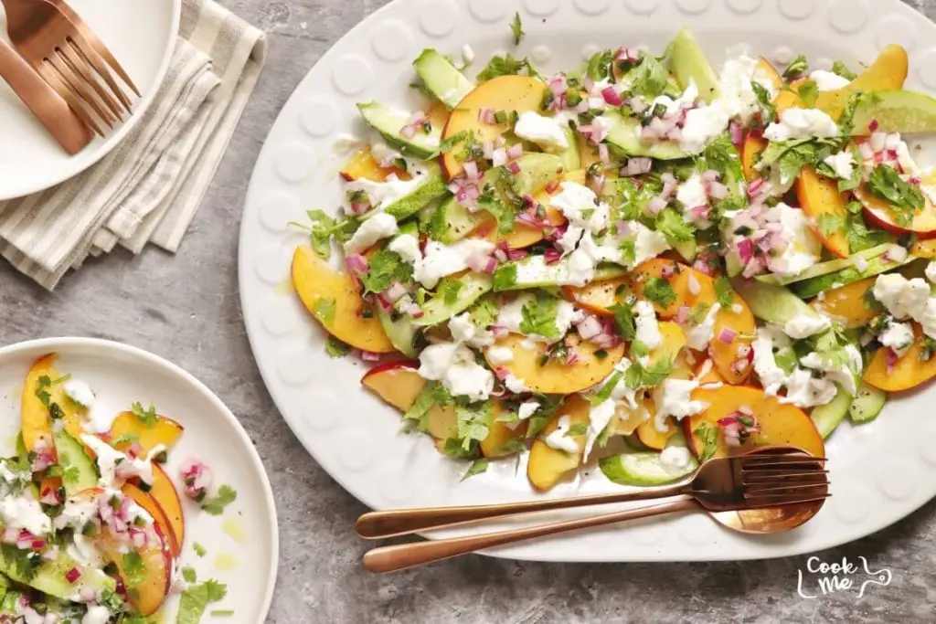 Nectarine and Cucumber Salad