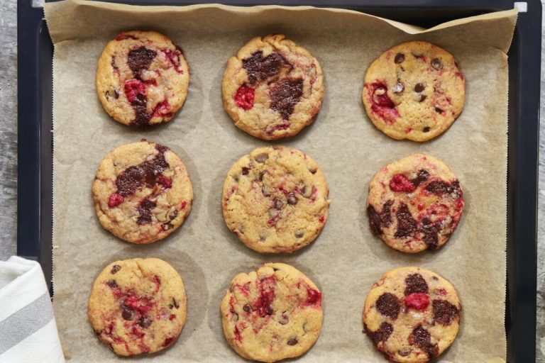 Step 9 - Raspberry Chocolate Chip Cookies