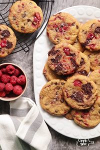 Raspberry Chocolate Chip Cookies