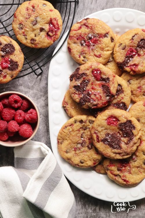 Raspberry Chocolate Chip Cookies