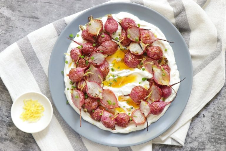Step 6 - Roasted Radishes with Yogurt Sauce