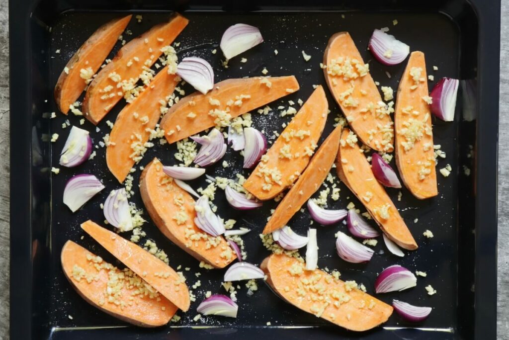 Sheet Pan Chicken and Sweet Potatoes recipe - step 2