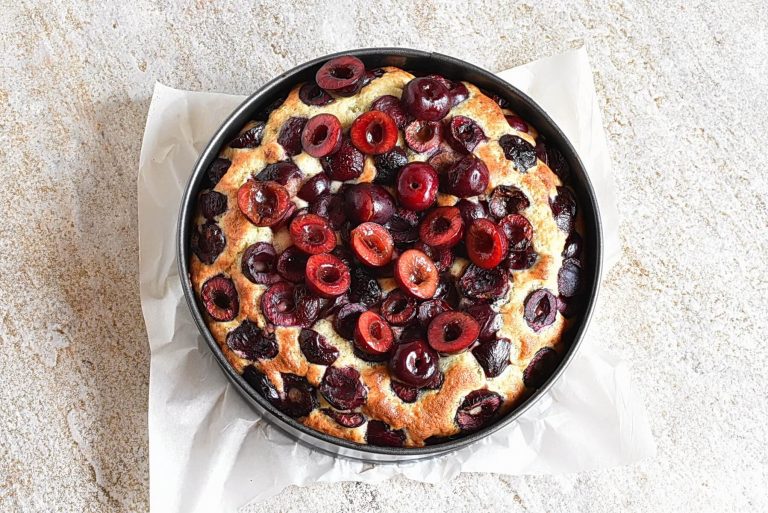 Step 9 - Simple Cherry Cake