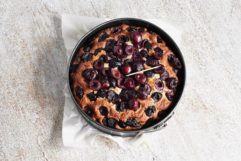 Step 9 - Simple Cherry Cake