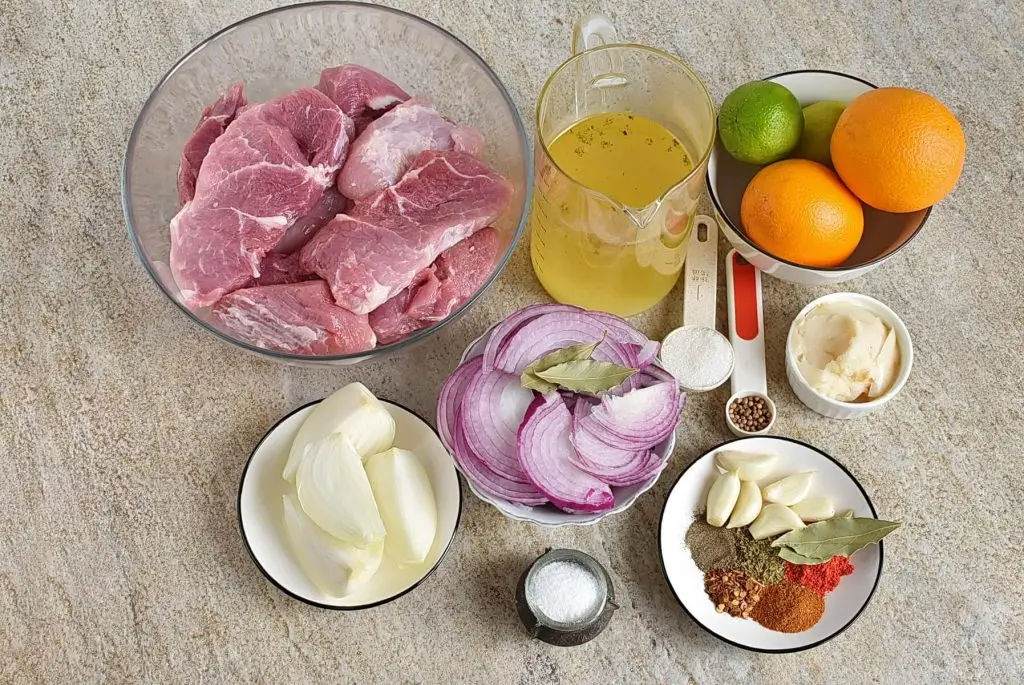 Ingredients for Slow-Cooker Pork Carnitas
