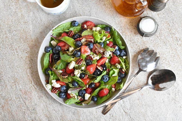 Step 3 - Strawberry and Mixed Green Salad