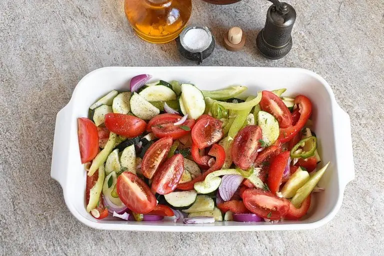 Step 2 - Summer Roasted Vegetable Baked Eggs