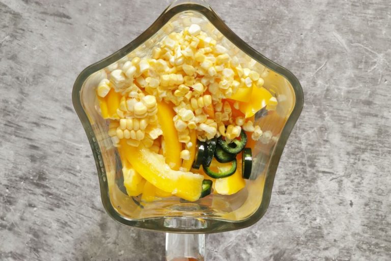 Step 7 - Tomato Corn Gazpacho
