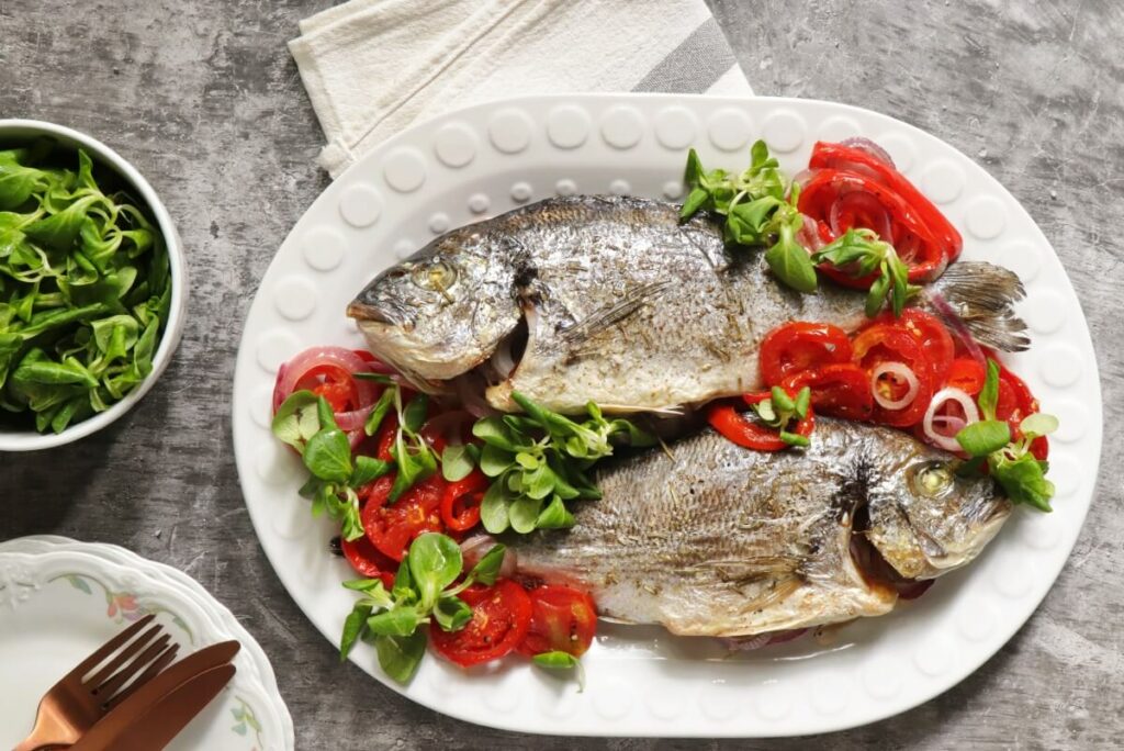 How to serve Baked Sea Bream