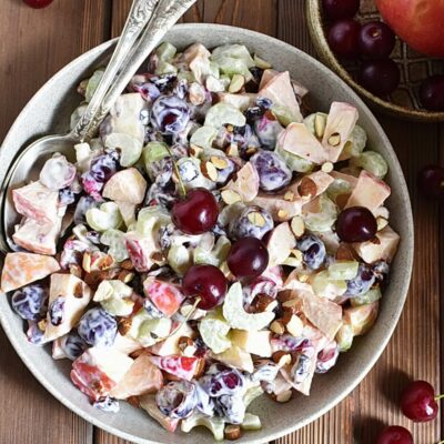 Cherry Waldorf Salad Recipes– Homemade Cherry Waldorf Salad – Easy Cherry Waldorf Salad