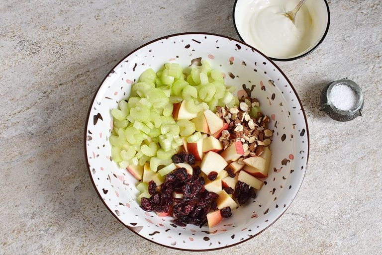 Step 3 - Cherry Waldorf Salad