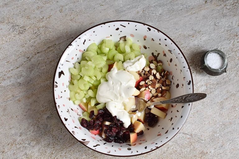 Step 4 - Cherry Waldorf Salad