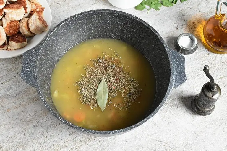 Step 8 - Creamy Chicken Meatball Soup