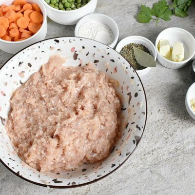 Creamy Chicken Meatball Soup recipe - step 2