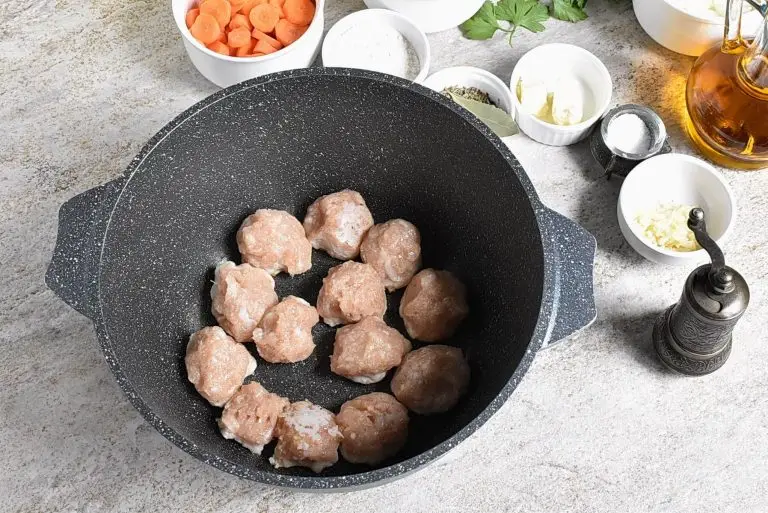 Step 3 - Creamy Chicken Meatball Soup