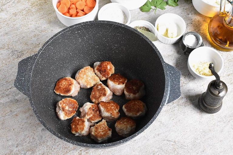 Step 3 - Creamy Chicken Meatball Soup