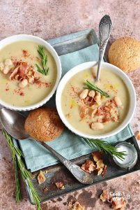 Creamy White Bean Rosemary Soup