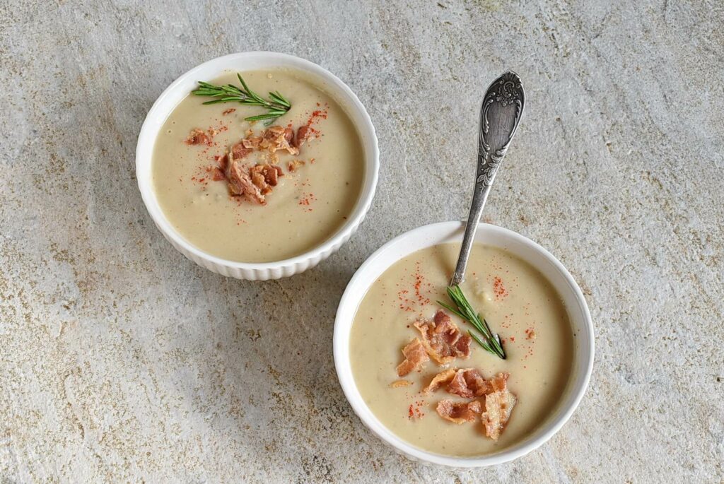 How to serve Creamy White Bean Rosemary Soup