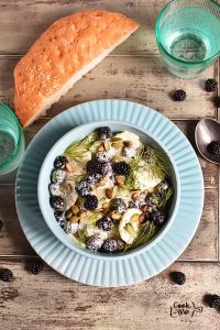 Cucumber Salad with Blackberries