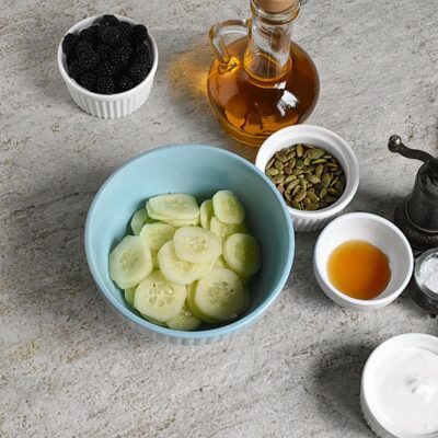 Cucumber Salad with Blackberries recipe - step 2