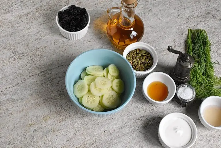 Cucumber Salad with Blackberries recipe - step 2