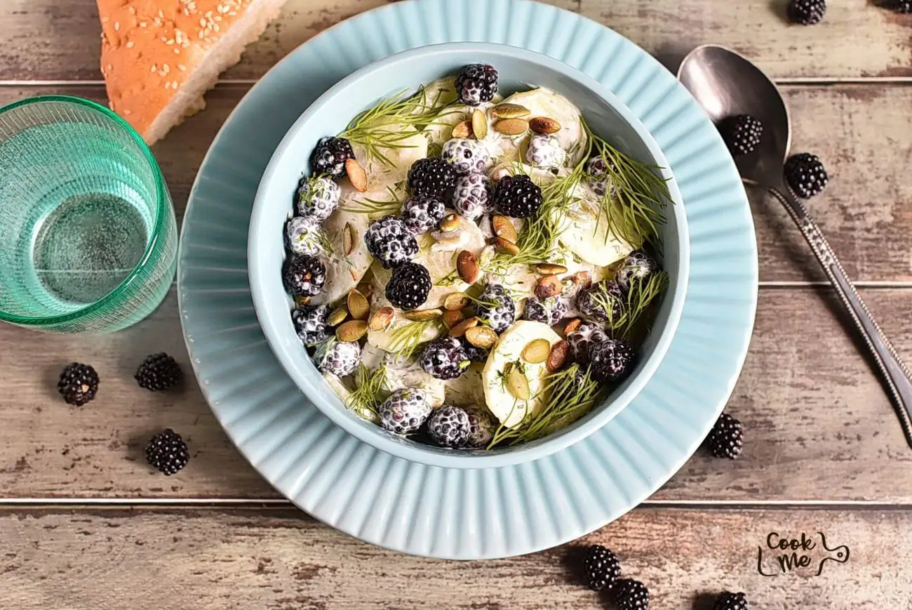 Cucumber Salad with Blackberries