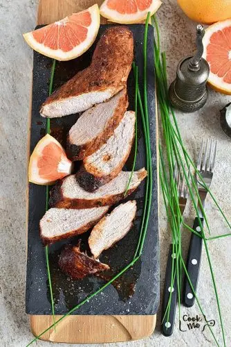 Grapefruit-and-Sugar-Rubbed Pork Tenderloin