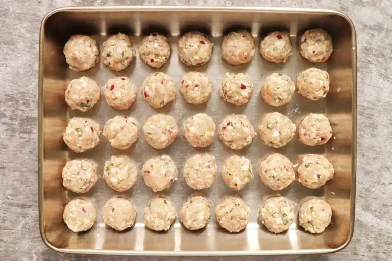 Step 3 - Greek Chicken Meatballs