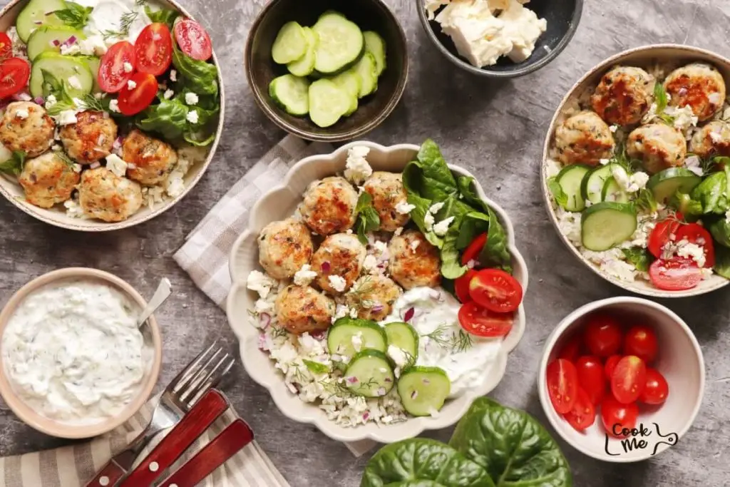 Greek Chicken Meatballs