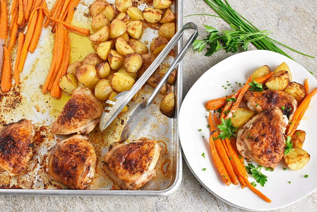 How to serve One-Pan Chicken, Carrots & Potatoes